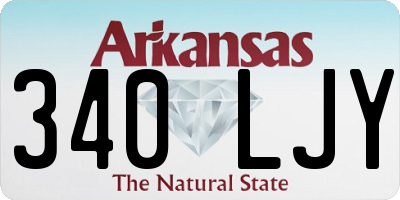AR license plate 340LJY
