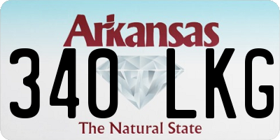 AR license plate 340LKG