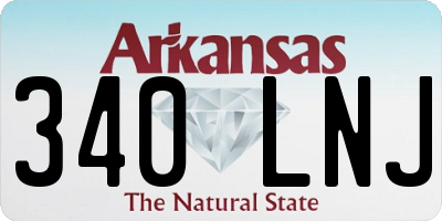 AR license plate 340LNJ