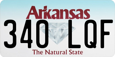 AR license plate 340LQF