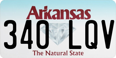 AR license plate 340LQV