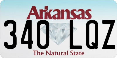 AR license plate 340LQZ