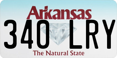 AR license plate 340LRY