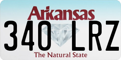 AR license plate 340LRZ