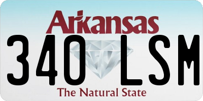 AR license plate 340LSM