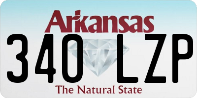 AR license plate 340LZP