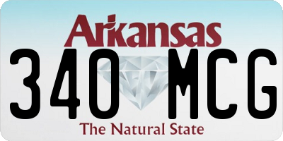 AR license plate 340MCG