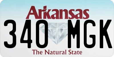 AR license plate 340MGK