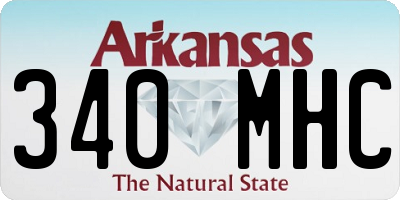 AR license plate 340MHC