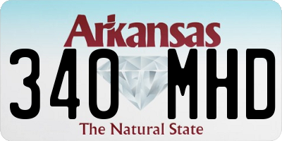 AR license plate 340MHD
