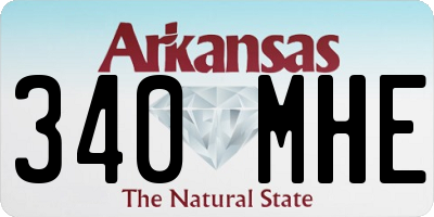 AR license plate 340MHE