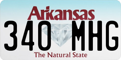 AR license plate 340MHG