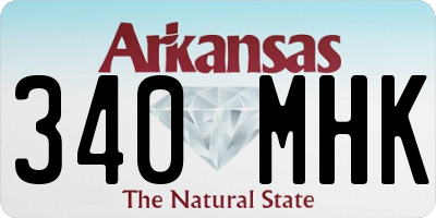 AR license plate 340MHK