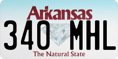 AR license plate 340MHL