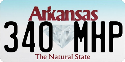 AR license plate 340MHP