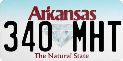 AR license plate 340MHT