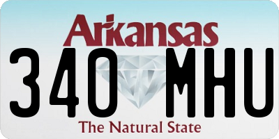 AR license plate 340MHU