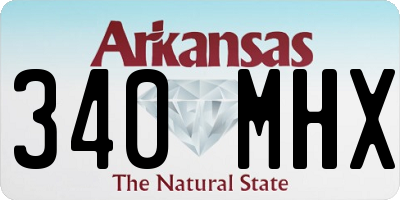 AR license plate 340MHX