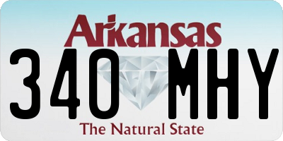 AR license plate 340MHY
