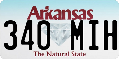 AR license plate 340MIH