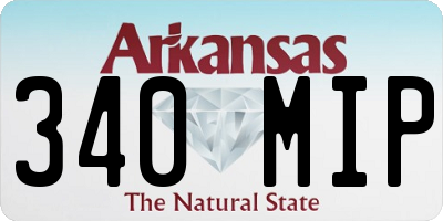 AR license plate 340MIP