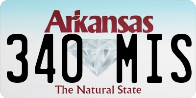 AR license plate 340MIS