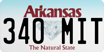 AR license plate 340MIT