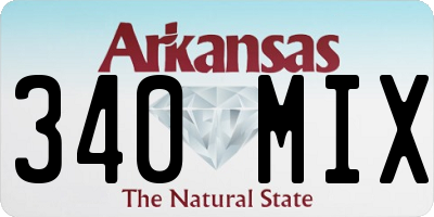 AR license plate 340MIX