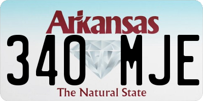 AR license plate 340MJE