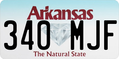 AR license plate 340MJF