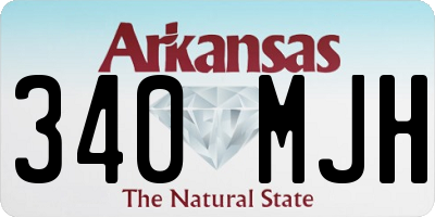 AR license plate 340MJH