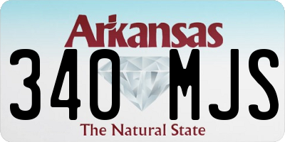 AR license plate 340MJS