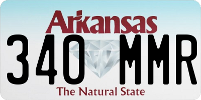 AR license plate 340MMR