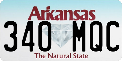 AR license plate 340MQC