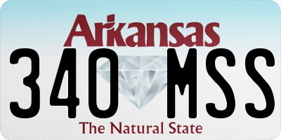 AR license plate 340MSS