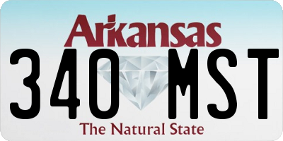 AR license plate 340MST