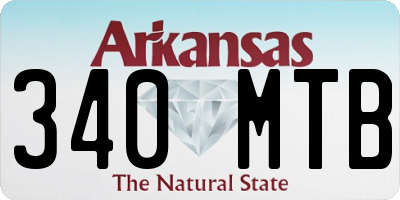 AR license plate 340MTB