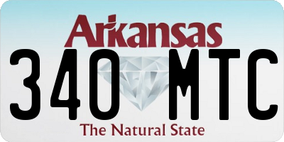 AR license plate 340MTC