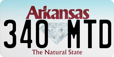 AR license plate 340MTD