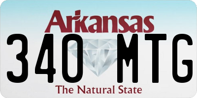 AR license plate 340MTG