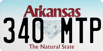 AR license plate 340MTP