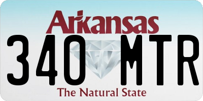 AR license plate 340MTR