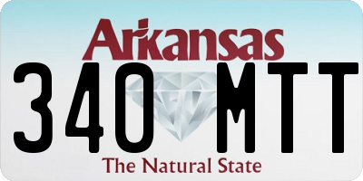 AR license plate 340MTT