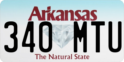 AR license plate 340MTU