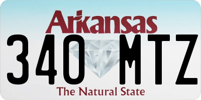 AR license plate 340MTZ