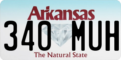 AR license plate 340MUH