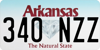 AR license plate 340NZZ
