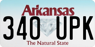 AR license plate 340UPK
