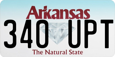 AR license plate 340UPT