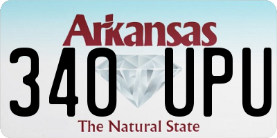 AR license plate 340UPU